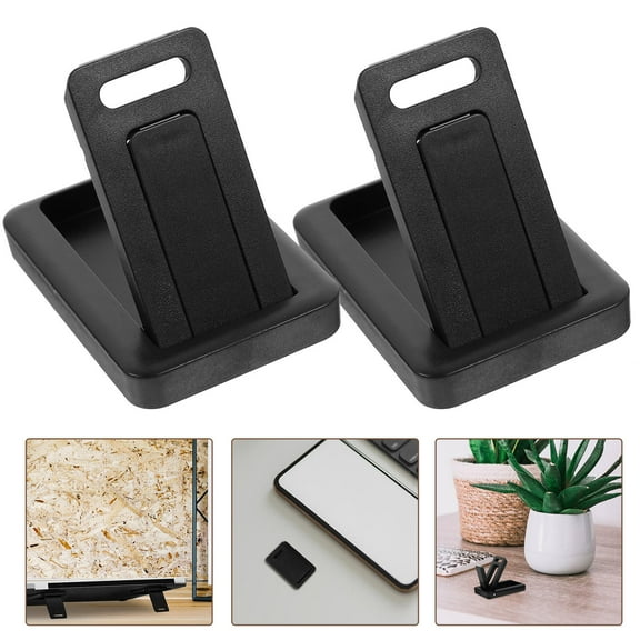 HEMOTON  2 Pcs Laptop Stand Monitor Riser for Desk Mobile Phone Holder