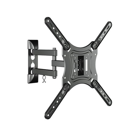 Full-motion TV Wall Mount for most 23"-55" flat panel TVs in Black