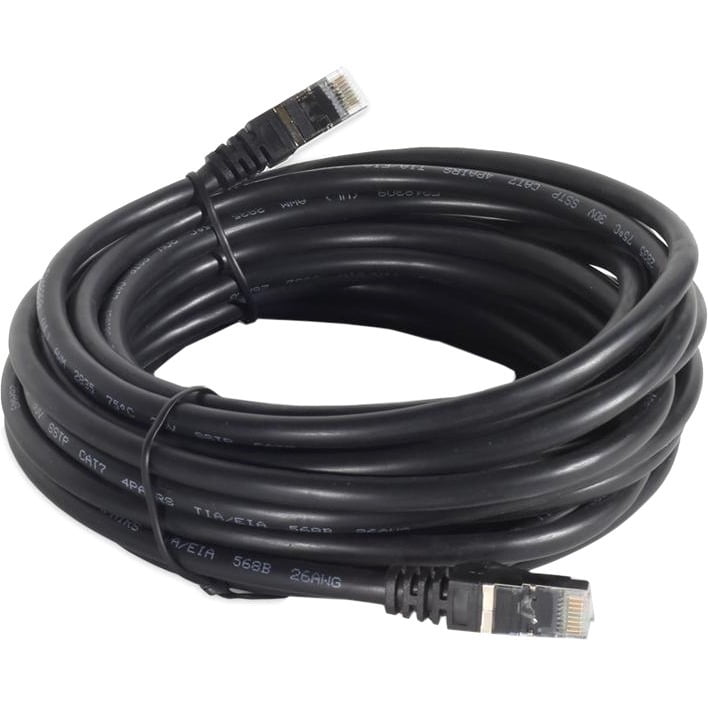 25ft Cat7 Shielded Network Cable (Black)