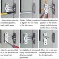 thumbnail image 3 of inherited 4 Pieces 90 Degree Right Angle Door Latch Buckles, Door Latch Latch for Doors and Windows Locking Hardware Household Accessories, 3 of 4