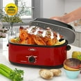 SUNVIVI 18 Quart Turkey Electric Roaster Oven with SelfBasting Lid