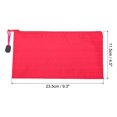 thumbnail image 2 of Unique Bargains Waterproof Zipper File Bags, A6 Document Holders for Office, Rose Red 3 Pack, 2 of 6