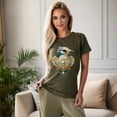 thumbnail image 2 of Animal Shirt, Shirt with Animals, Tee Shirt with Antique Animal Medallion, 2 of 18