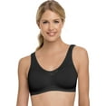 thumbnail image 1 of Bali Womens Comfort Revolution Microfiber Crop Top - Best-Seller, M, Black, 1 of 4