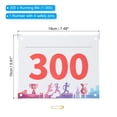 thumbnail image 2 of Uxcell Tearproof Running Bib Numbers 7x6 Inch, 1-300 Medals Waterproof Competitor Numbers with Safety Pin, 2 of 7