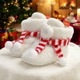 thumbnail image 2 of Slippers for Baby Boy Toddler Christmas Slippers Girls Slipper Socks Floor Baby Winter Socks Baby Girl Shoes 12-18 Months, 2 of 3