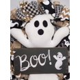 thumbnail image 4 of Halloween Ghost Wreath Cute Boo Ghost Wreath Sky Door And Window Scene Decoration Props, 4 of 5