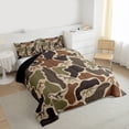 thumbnail image 3 of Castle Fairy Abstract Dinosaur Queen Comforter Set,Camo Animal Bedding Comforter Set, 3 of 8