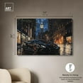 thumbnail image 4 of Night Sightings in NYC Canvas Print Car Art by Art Remedy, Gallery Wrapped, 54 x 36, 4 of 6