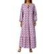 thumbnail image 1 of Txlixc Vestido Largo con Estampado Geométrico para Mujer, Vestido Suelto de Manga Larga con Escote en V para Primavera, Verano Txlixc Moda, 1 of 9