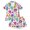 H492 White, variant on SJLDQY Halloween Girls Pajama Sets Skull Print Short Sleeve Shirts and Shorts 2 Piece Sets Casual Hallowmas Sleepwear Button Down Pjs for Girls