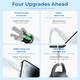 thumbnail image 5 of Cable para IPhone USB-C a Lightning VENTION 2Metros 3A 27W, 5 of 8