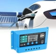 thumbnail image 1 of Solar Charge Controller, Low Self Consumption 12V 24V Adaptive Photovoltaic Solar Controller  for Solar Power System 10A,20A,30A, 1 of 7