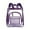 Purple-Free Size/B, variant on 16.5" Large Capacity Transparent Student Backpack Stadium Security Check Friendly Adjustable Shoulder Strap Easy Cleaning Portable Travel School Bag Back to School Supplies Office Daily Carry