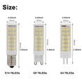 thumbnail image 3 of Rosnek LED G4 G9 E14 Halogen Bulb 7W Equivalent 60W Warm White Cool White 600lm Appliance Bulb, 1/4/10 Pack, 3 of 8