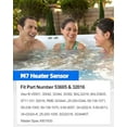 thumbnail image 6 of 2Pcs Hot Tub Temperature Sensor Fit for Balboa M7 4kw Spa Heater System 32016 30042 30344 30382 53605, 24" Temp/High Limit, 1/4" Diameter, 2 Pin$$Garden & Patio, 6 of 7