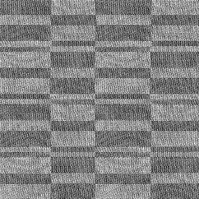 Ahgly Company Tapis d'Intérieur Lavable en Machine Carré Gris Transitionnel, 7 Pieds Carré