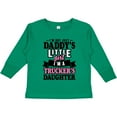 thumbnail image 3 of Inktastic Im Not Just Daddys Little Im a Truckers Daughter Girls Long Sleeve Toddler T-Shirt, 3 of 5