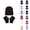 Coffee, variant on Kids Winter Knit Hat and Gloves Set Warm Thickened Beanie with Matching Gloves Soft Stretchy Thermal Outdoor Cold Weather Protection Gear for Boys Girls Age 2-8 Snow Ski Travel Daily Wear