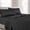Black, variant on Sheetsnthings Solid 300-Thread-Count, 100-Percent Cotton Super-Single Size Attached Waterbed Sheets Set, Ivory