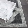 thumbnail image 5 of SAFAVIEH Beach House Jeptha Geometric Indoor/Outdoor Area Rug, Charcoal/Gray, 5'3" x 7'6", 5 of 16