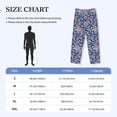 thumbnail image 5 of Daiia Rose Flowers Men's Sleep Pant with Pockets and Drawstring,Pajama Pants-XX-Large, 5 of 9