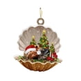 thumbnail image 4 of Adorno colgante de Navidad Strade Fareast Limited acrílico con forma de perro Estilo A, 4 of 8