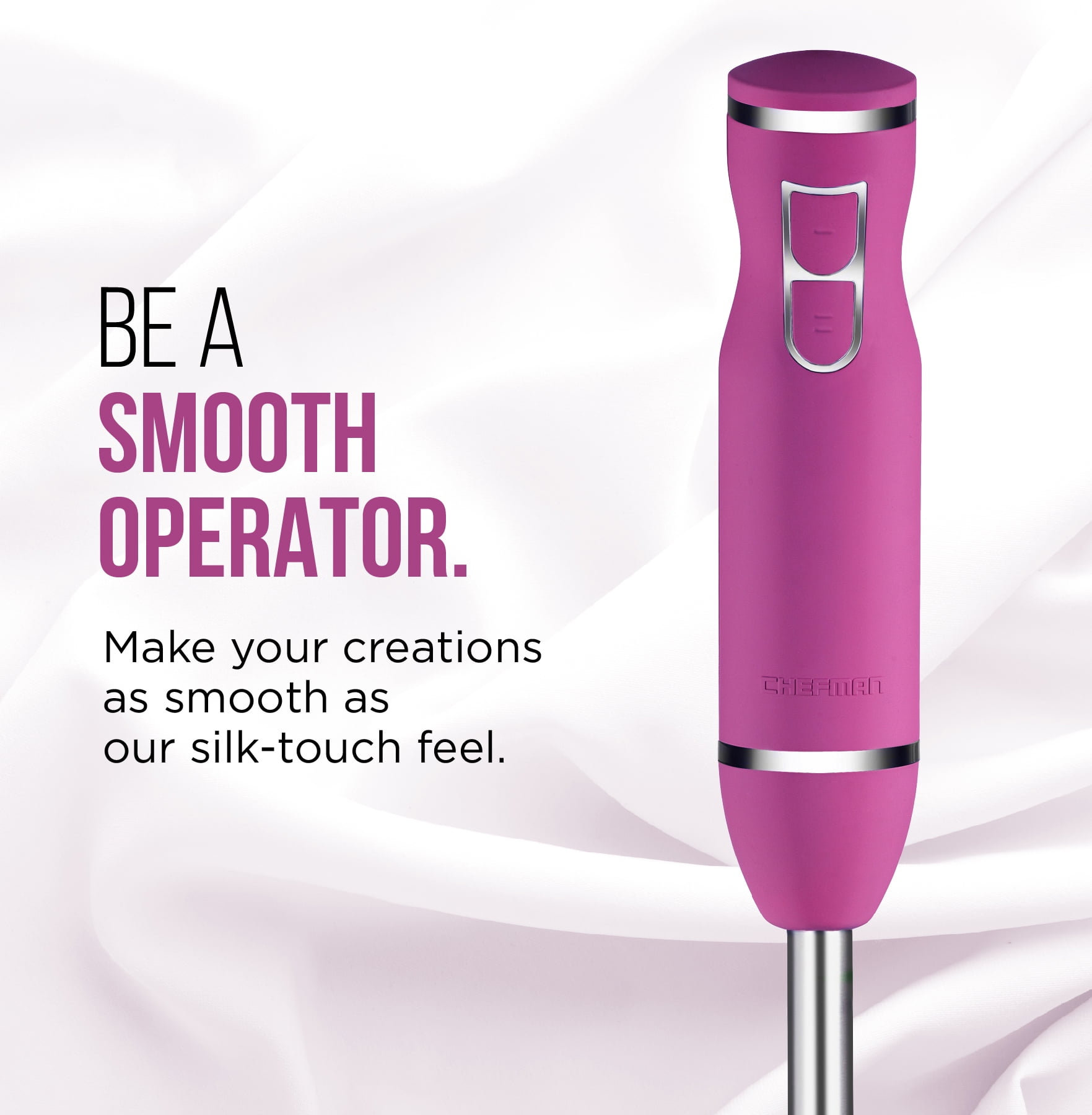  Smooth Operator Pink Handheld Electric Whisk, Milk