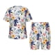 thumbnail image 1 of Balery Lilies Flowers Conjunto de Pijama Infantil de Manga Corta con Estampado – Ropa de Dormir de Algodón Suave-Small, 1 of 6