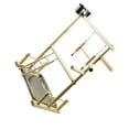 thumbnail image 1 of Methold Soporte de juego de loro de doble capa - Regalo para pájaros Fácil de mover Soporte de pájaro de madera de doble capa Suministros para pájaros, 1 of 6