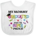 thumbnail image 3 of Inktastic My Mommy Graduated and I'm Super Proud Boys or Girls Baby Bib, 3 of 4