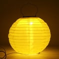 thumbnail image 4 of Lámpara Lámpara de linterna solar LED de 25 cm Luz colgante impermeable para patio al aire libre (Amarillo) Ndcxsfigh Nuevos Originales, 4 of 9