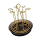 thumbnail image 2 of Soporte para secar tazas, estante para botellas con bandeja de drenaje, soporte resistente para árbol de tazas de té, estante para escurrir tazas, org B Oro, 2 of 9
