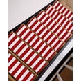 thumbnail image 7 of Stair Treads for Wooden Steps, Red Striped Peel and Stick Stair Treads with Adhesive, Christmas Farmhouse Red White Stripes Non Slip Indoor Stairs Runner Rugs Mats for Elders Dogs 8"x30" 4PCS, 7 of 7