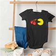 thumbnail image 4 of PACMAN Arcade Game Pixelated Cherry Romper Boys or Girls Infant Baby Brisco Brands NB, 4 of 6