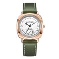 thumbnail image 1 of HBFAGFB Montre Femme Bracelet en Cuir Montre Mode Robe Confortable Rue Facile à Lire Vert, 1 of 3