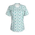 thumbnail image 4 of Wukai Utensiles Classic V-Neck T-Shirt for Women: Comfortable, Stylish, and Versatile Wardrobe Essential-X-Large, 4 of 7