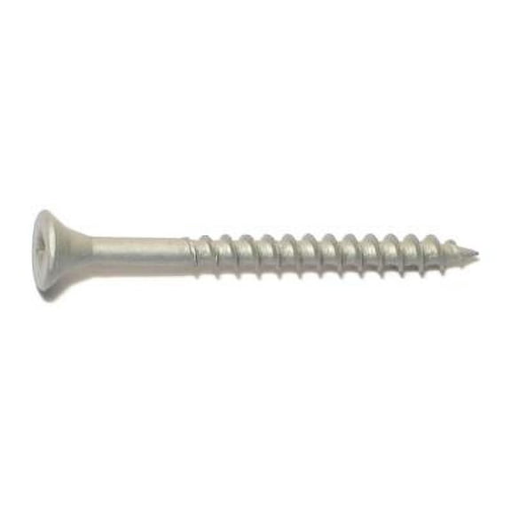 #7 x 2" Silver Ruspert Coated Steel Square Drive Bugle Head Deckselect Deck Screws DKSBS-078