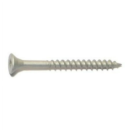 

#7 x 2 Silver Ruspert Coated Steel Square Drive Bugle Head Deckselect Deck Screws DKSBS-078