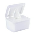thumbnail image 1 of Distributeur de Lingettes Humides avec Couvercle pour Maison Voyage Organisateur de Rangement Polyvalent 2 Compartiments Contenants de Préparation de Repas Contenants de Fruits pour Réfrigérateur Sacs de Givrage Jetables Petits Sacs à Sandwich Isolés, 1 of 5