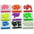 thumbnail image 2 of U8MO 200 Fluo Neon Beads Acrylic Round Beads 8mm(0.32") Rubber Tone Color Choice-Red, 2 of 7