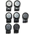 thumbnail image 6 of MELOTOUGH Supenders Botton Clip Movable No Sew Button End Brace Suspender Button Clips Set of 7 Pack (Chrome), 6 of 10