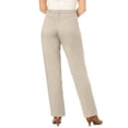 thumbnail image 2 of Woman Within Plus Size Petite Perfect Relaxed All-Cotton Denim Five-Pocket Jeans, 2 of 6
