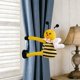 thumbnail image 4 of CaiYueKe Bee Curtain Tieback Clip Drapery Clamp for Window Bedroom Nursery Home Decor Adjustable Hook for Valance Tapestry Easy Install Tool Free Decorative Accessory Yellow, 4 of 7