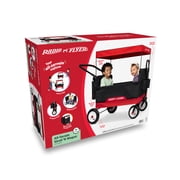 Radio Flyer All-Terrain Kid & Cargo Push Folding Wagon, Air Tires