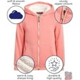 thumbnail image 4 of Coney Island Girls' Sweatshirt - Soft Fleece Sherpa Lined Zip Up Hoodie for Girls (Sizes Runs Small: 4-16), 4 of 7