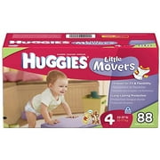 HUGGIES Little Movers Disney Winnie The Pooh Diapers, 88ct Size, 4