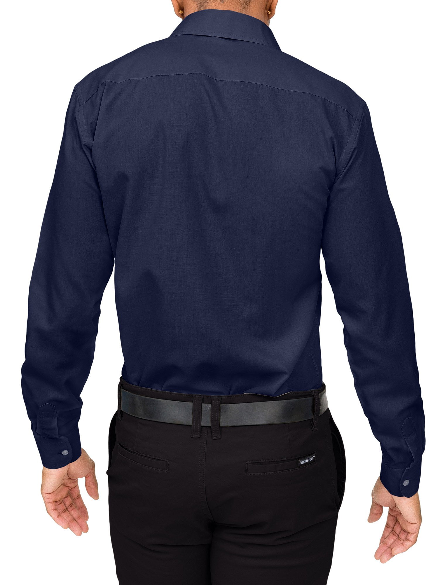 G-Style USA Men's Slim Fit Long Sleeve Dress Shirt - Premium G-Style USA Men's Slim Fit Long Sleeve Dress Shirt - Premium
