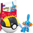 thumbnail image 1 of MEGA Pokemon Mudkip Building Toy Kit, Poseable Action Figure (31 Pieces) for Kids, 1 of 6