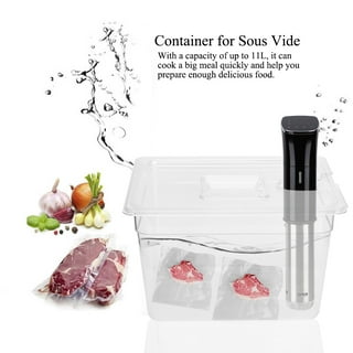 LIPAVI - Sous Vide Container Lid for Chefsteps Joule | Crystal Clear  Polycarbonate | Perfect fit for 12, 18, 22 Quart Rubbermaid Containers 